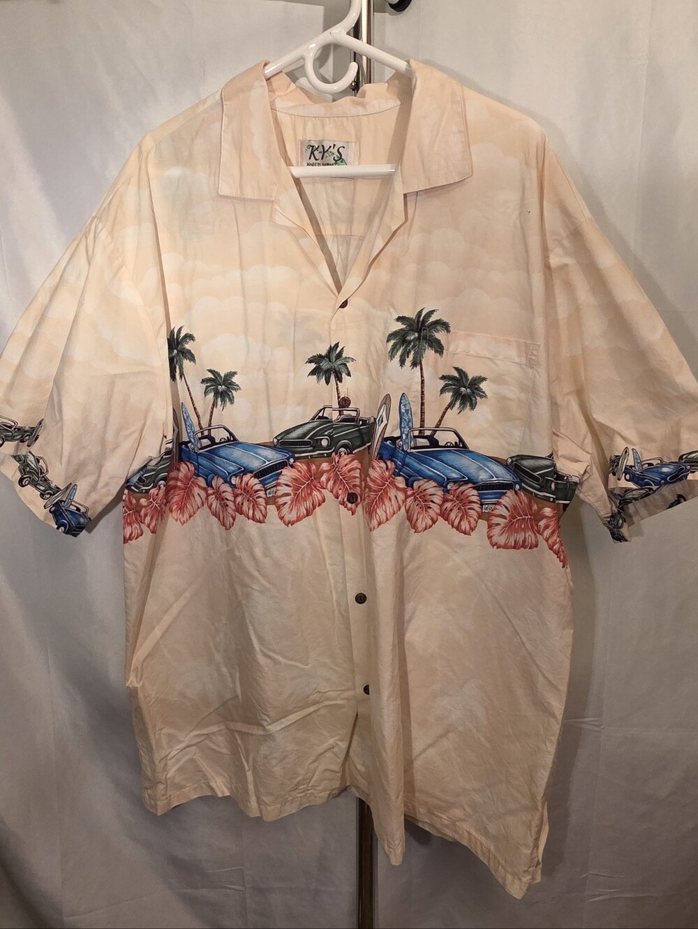 Hawaiian Button-Front Shirt